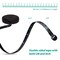 GDMINLO Soft Tape Measure Retractable Measuring for Body Fabric Sewing Tailor Cloth Knitting Craft Weight Loss Measurements Retractable Black Double Scales Rulers 1 Pack
